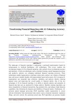 Transforming Financial Reporting with AI: Enhancing Accuracy and Timeliness