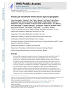 Human gut microbiome viewed across age and geography