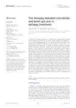 The interplay between microbiota and brain-gut axis in epilepsy treatment