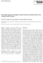 Intervening Sequences of Regularly Spaced Prokaryotic Repeats Derive from Foreign Genetic Elements