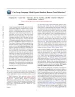 Can Large Language Model Agents Simulate Human Trust Behaviors?