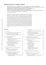 Epidemic processes in complex networks