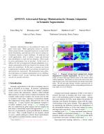 ADVENT: Adversarial Entropy Minimization for Domain Adaptation in Semantic Segmentation