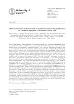 Effect of Nivolumab vs Bevacizumab in patients with recurrent glioblastoma: the checkmate 143 phase 3 randomized clinical trial