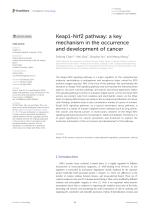 Keap1-Nrf2 pathway: a key mechanism in the occurrence and development of cancer