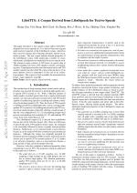 LibriTTS: A Corpus Derived from LibriSpeech for Text-to-Speech