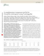 A complementary transposon tool kit for Drosophila melanogaster using P and piggyBac