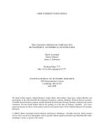 THE COLONIAL ORIGINS OF COMPARATIVE DEVELOPMENT: AN EMPIRICAL INVESTIGATION