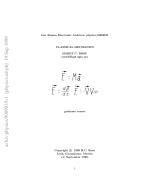 CLASSICAL MECHANICS