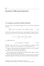 Stochastic Differential Equations