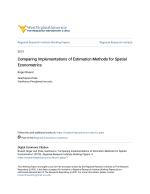 Comparing Implementations of Estimation Methods for Spatial Econometrics