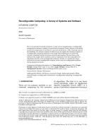 Reconfigurable Computing: A Survey of Systems and Software