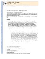 Cancer immunotherapy via dendritic cells