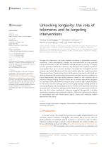 Unlocking longevity: the role of telomeres and its targeting interventions