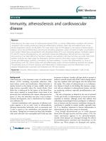 Immunity, atherosclerosis and cardiovascular disease