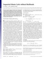 Sequential Monte Carlo without likelihoods