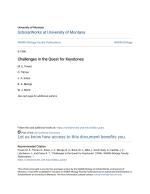 Challenges in the Quest for Keystones