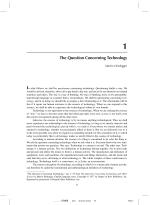 The Question Concerning Technology