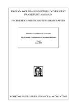 The Economic Consequences of Increased Disclosure