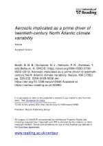 Aerosols implicated as a prime driver of twentieth-century North Atlantic climate variability