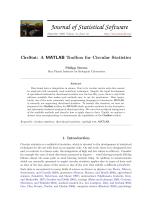 CircStat: A MATLAB Toolbox for Circular Statistics