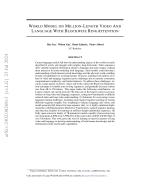 WORLD MODEL ON MILLION-LENGTH VIDEO AND LANGUAGE WITH BLOCKWISE RINGATTENTION