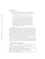 COVARIANCE REGULARIZATION BY THRESHOLDING