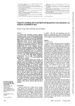 Cigarette smoking and serum lipid and lipoprotein concentrations: an analysis of published data