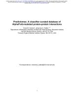 Predictomes: A classifier-curated database of AlphaFold-modeled protein-protein interactions