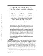 Antigen-Specific Antibody Design via Direct Energy-based Preference Optimization