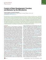 Control of Brain Development, Function, and Behavior by the Microbiome