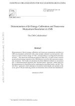 Determination of Jet Energy Calibration and Transverse Momentum Resolution in CMS