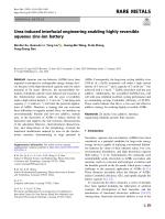 Urea-induced interfacial engineering enabling highly reversible aqueous zinc-ion battery