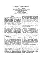 Untangling Text Data Mining