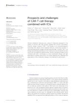 Prospects and challenges of CAR-T cell therapy combined with ICIs