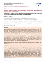 Sentence level Classification through machine learning with effective feature extraction using deep learning
