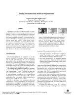 Learning a Classification Model for Segmentation