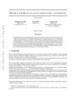 Metrics for Multi-Class Classification: an Overview