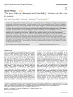 The two sides of chromosomal instability: drivers and brakes in cancer