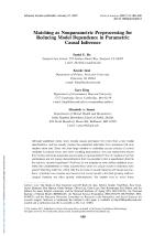 Matching as Nonparametric Preprocessing for Reducing Model Dependence in Parametric Causal Inference