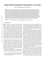Deep Facial Expression Recognition: A Survey