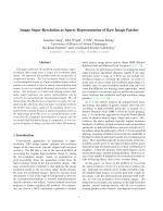 Image Super-Resolution as Sparse Representation of Raw Image Patches
