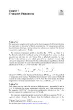 Chapter 7 Transport Phenomena