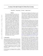 Learning to Reweight Examples for Robust Deep Learning