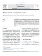 Application of chitosan in fruit preservation: A review
