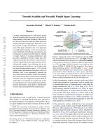 Towards Scalable and Versatile Weight Space Learning