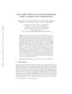 Eyes Closed, Safety On: Protecting Multimodal LLMs via Image-to-Text Transformation