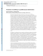 Prevention of overfitting in cryo-EM structure determination