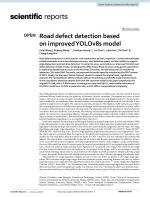 Road defect detection based on improved YOLOv8s model