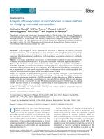 Analysis of composition of microbiomes: a novel method for studying microbial composition